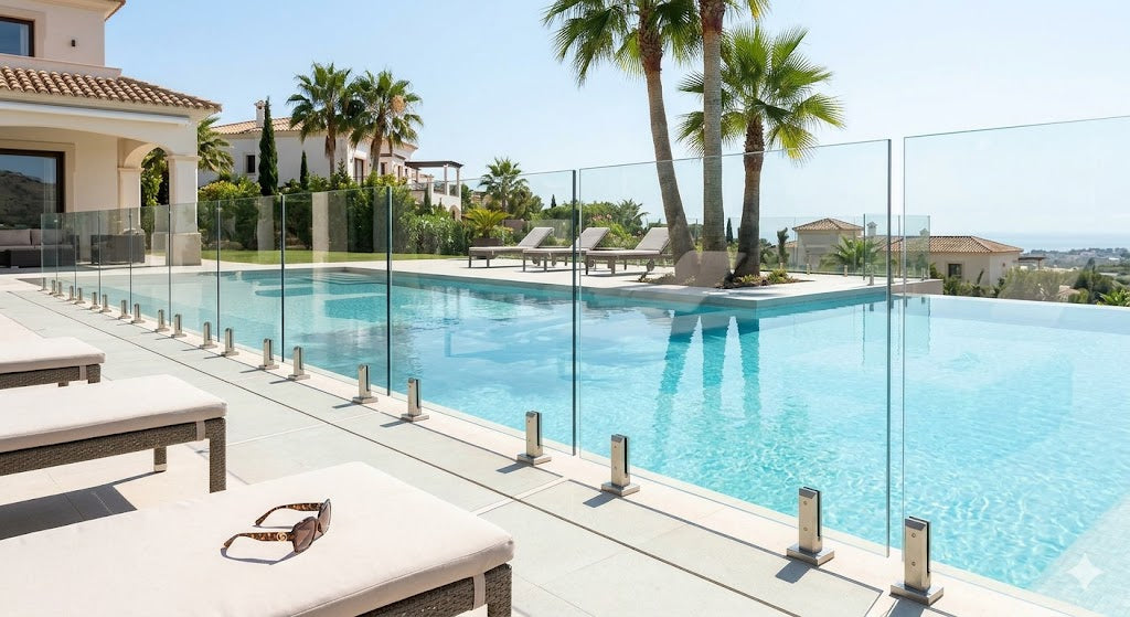 Premium Aluminum Glass Spigots for Modern Pool Fencing: A Chuanlan Project Case