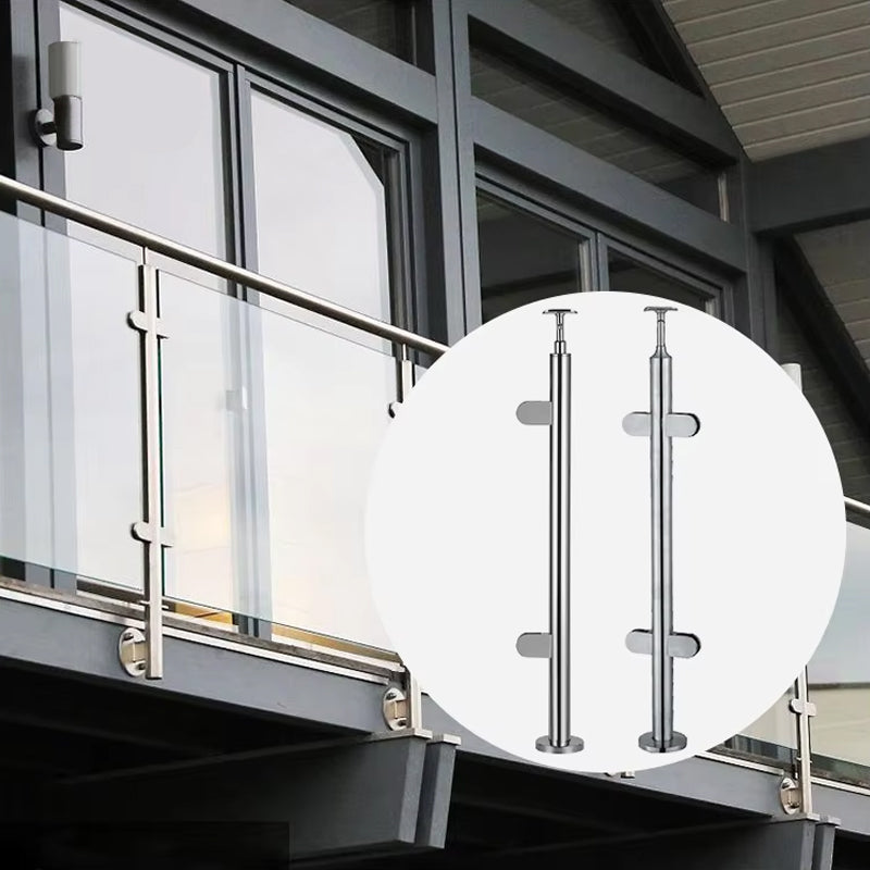 Abrazadera de poste de balaustrada de vidrio de acero inoxidable - Barandilla de escalera de balcón de piscina