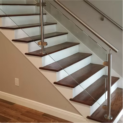 Chuanlan Frameless Glass Railing System - Seamless Stainless Steel Balcony Balustrade
