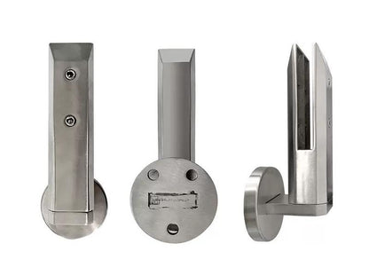 ChuanLan Stainless Steel Glass Spigot - Wall Mount Balcony & Stair Railing | Brushed Finish