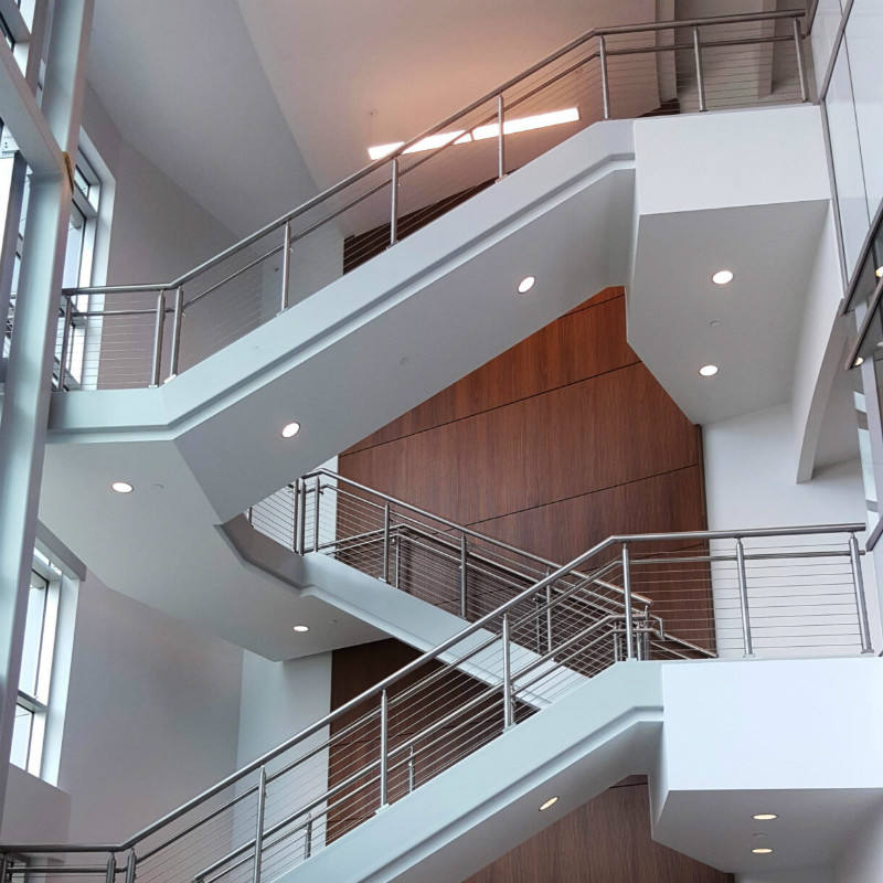 Barandilla modular de acero inoxidable - Sistema de barras de seguridad para escaleras y balcones