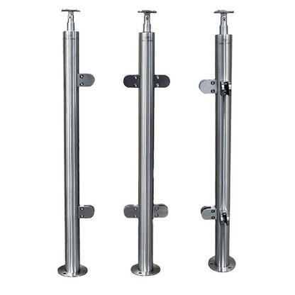 Chuanlan Frameless Glass Railing System - Seamless Stainless Steel Balcony Balustrade