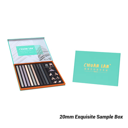 Aluminum Glass Handrail Sample Box - Complete Railing System Samples Kit