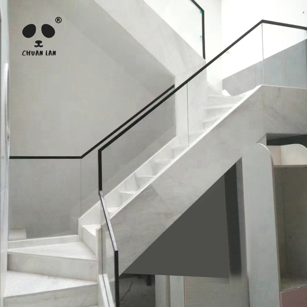 Chuanlan Customizable Aluminum Glass Railing Handrail for Indoor/Outdoor