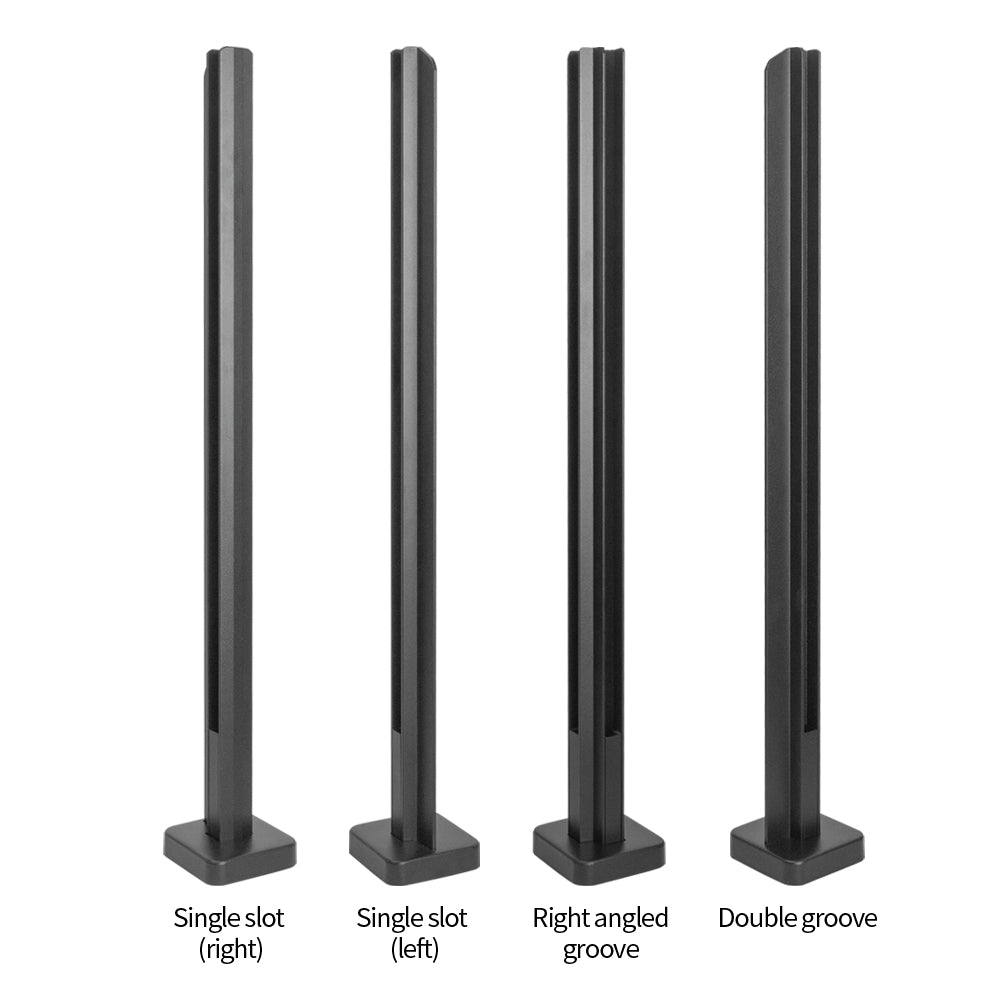 Chuanlan Aluminum Alloy Frameless Tempered Glass Railing Post System for Balcony Stair Villa